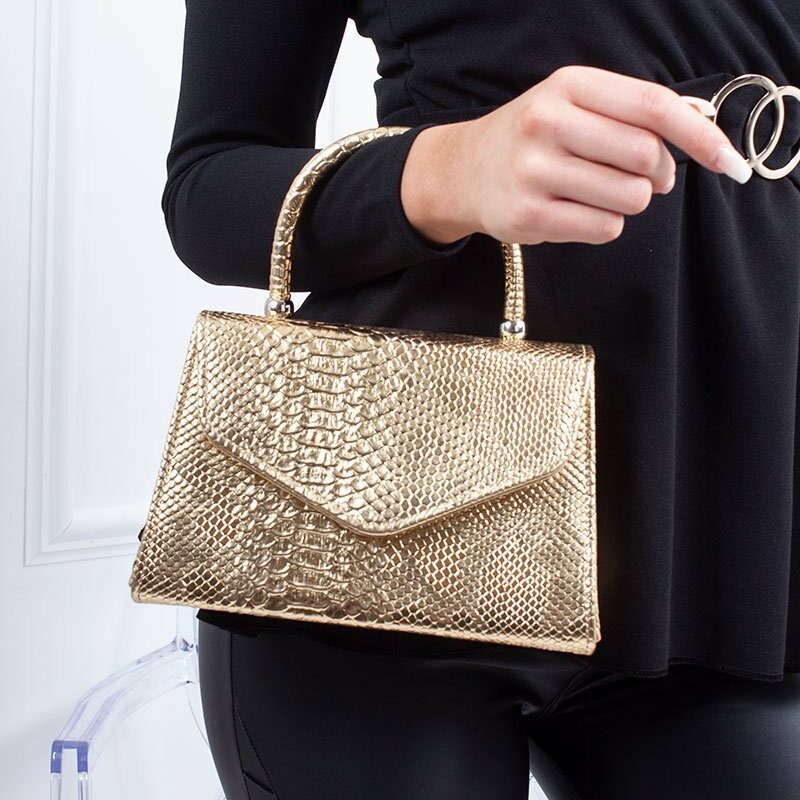 sharna-gold-metallic-snake-print-envelope-grab-bag-bags